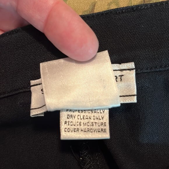 ST JOHN SPORT Size 16 Casual Career Dress Straight Leg Flatfront GOLD HW classic - Picture 11 of 16